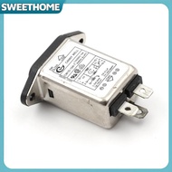 SWEETHOME 1PCS EMI RFI Filter AC 250V 10A CW1D-10A-T Suppressor Power Line Noise Filter 0 0 0 0 0 SW