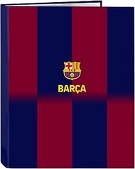 Safta F.C. Barcelona 1st Team 25/26 Folder with 4 Rings Ideal for Children of Different Ages Comfort