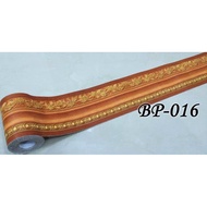 BP016 Wood List Wall Border Premium Embossed Textured Wall Border Wood Motif 10cm X 5m