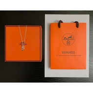 Hermes  Hermes[Herm*s Chaine d'Ancre Pig Nose Necklace Series ]Silver。Cool and classic logo，The time