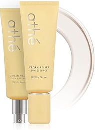 ATHÉ Vegan Relief Sun Essence SPF50+PA++++ 2.36oz, 70ml | Lightweight, fast-absorbing Athe Vegan Sun