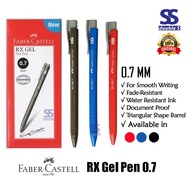 RX GEL Faber-Castell RX Gel Pen 0.7MM/Black / Blue / Red/1PC