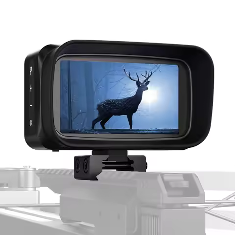 Night Vision Scope NV99Y 875 Yard 3-inch HD Display Manual Focus Monocular with 32GB Card for Campi