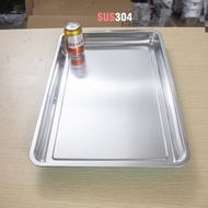 Stainless steel tray 40 x 60 x 5 (cm) high quality SUS304 stainless steel Food Storage Container