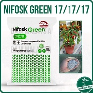 AGROHARTA Nifosk Green Compound 17-17-17 Baja Subur Pokok dan Daun Terbaik 50kg