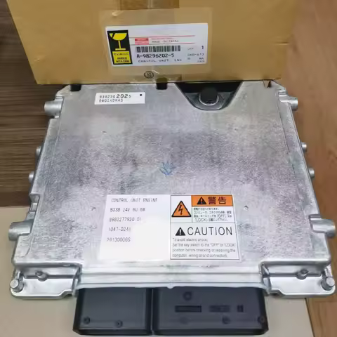Excavator Engine Controller ECU ECM 898296202-5, 24V Engine Control Module Compatible with 4JG3 4JJ1