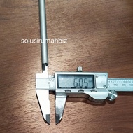 Aluminum pipe per 10cm id cut 6mm pipe inner diameter 6 mm round