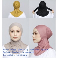 Inner Neck Tie Back Bertali Boleh Adjust Tampah Pin