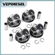 4x Pistons & Rings Kit for BMW 120i 320i 420i 520i X1 X2 X3 X4 Mini Cooper S F20 F34 G01 F55 F56 B46