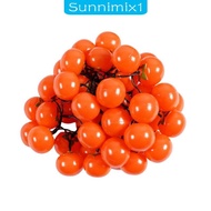 [Sunnimix1] Solar Lights for Outside Decorative Persimmon Lantern Ornament Lightweight Creative Hang