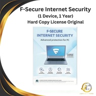 F-Secure Internet Security (1 Device, 1 Year) Hard Copy License Original