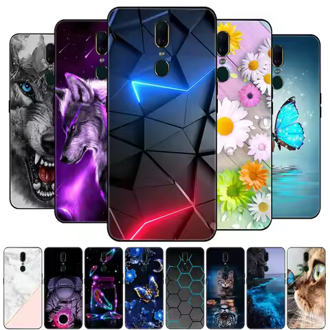 For OPPO F11 Case Silicone Soft TPU Back Cover For OPPO F11 Pro Case F 11 F11Pro Case flower Cartoon