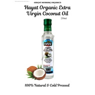 HAYAT Organic Extra Virgin Coconut Oil/Organik Minyak Kelapa Dara