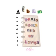 Album scrapbook journal diy photo photobooth photo strip handmade aesthetic gift boyfriend gift birt