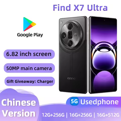 OPPO Find X7 Ultra 5G Mobile Phone Android CPU Snapdragon8 Gen3 6.82-Inches ROM 256GB 50.0MP Camera 