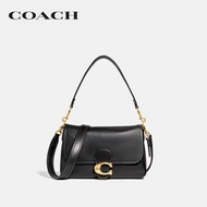 COACH กระเป๋าสะพายไหล่ผู้หญิงรุ่น Soft Tabby Shoulder Bag สีดำ C4823 B4/BK