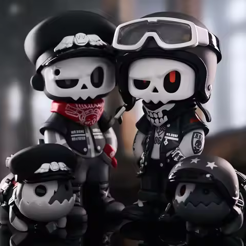 Mr Bone-The Wild One Series Five New Blind Boxes（9pics9pics Send accessory kit,2pics2pics Send two a