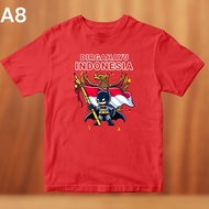 Distro T-shirts for Children with Independence Day 17 August 1945 Indonesia, 80th Indonesian Indepen