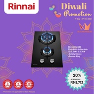 Rinnai RB-3312S-GBS 30cm Domino Double Burner Gas Hob / Gas Stove / Dapur Gas / KUTCHENHAUSS