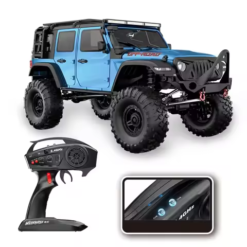 1/10 RC Car HB RTR R1011 Remote Control Vehicle 2.4G Full Proportional Rock Crawler LED Light 4WD Of