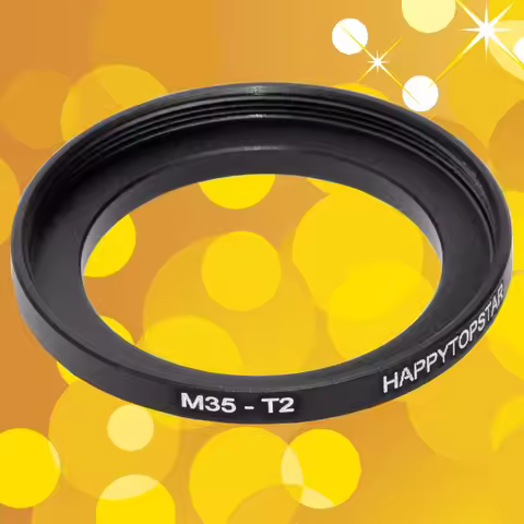 M35 Male to T T2 Female M35(35mm 1mm thread pitch)- T T2(42mm 0.75mm thread pitch) 35-42mm Coupling 