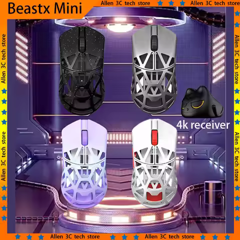Wanling Wlmouse BEAST X Mini Mouse Wireless PAW3395 Sensor Nordic 52840 Magnesium Alloy 34g 2-Mode C