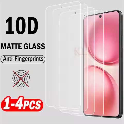 1-4pcs 10D Matte Protective Tempered Glass For Vivo X200 FE X200 Pro mini X200S X100S X80 Lite X60 X