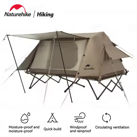 Naturehike A-Type Automatic Tent 1-2P Get Off The Ground Riverside Fishing One Touch Tent Quick Open