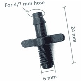 100 6mm thread starters for automatic irrigation systems