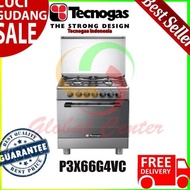 Ef Tecnogas Kompor Free Standing 4 Tungku P3X66G4Vc