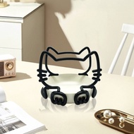 Neko 咖啡掛耳架 黑貓+白盤