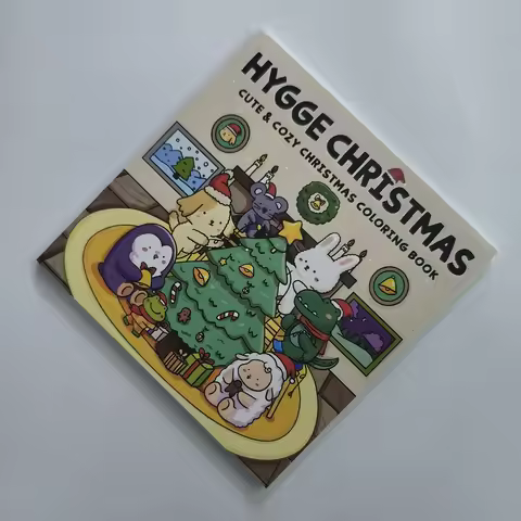 Hygge Christmas Cute & Cozy Coloring Book for Adults Cute Stress Relief Drawing Book Perfect Gift fo