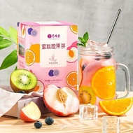 [Yifutang] Tea Peach Orange Fruit Tea 100g Freeze-Dried Fruit Tea Cold Brew Tea Brew Water Flower Te
