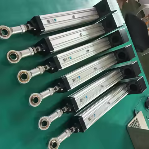 High Precision Bearing Joint Aluminium 400W 2500N Linear Motion Actuator For 4dof 6dof Racing Simula