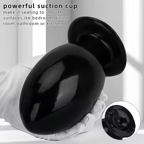 Extra Large Anal Plug for Advanced Users - Giant Silicone Butt Plug with Safe T-Base for Men Women G