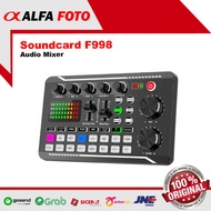Mixer Sound Effects Sound Card Interface Live Broadcast Karaoke F998