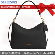Coach Handbag In Gift Box Classic Laurel Large Shoulder Bag SV/Black # CV1227