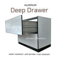 Deep Drawer Cabinet/Aluminum Drawer Cabinet/Drawer Cabinet/2 Tier Deep Drawer/Kitchen Cabinet/Alumin