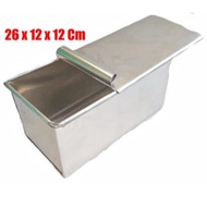 Bread Cake Pan Mold, Size 26 x 12 x 12 cm / 26x12x12 cm