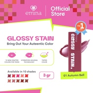 Emina Glossy Stain 3 g - Melty Gel Lip Tint Glossy Finish