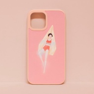 粉紅色的迷幻假期/ 犀牛盾-防摔 iPhone15/14/13/12/11/se手機殼