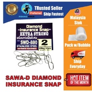 Sawa-D Diamond Insurance Snap (SWD-880) Sawa-D Fishing Snap Fishing Swivel Casting Snap Kekili Kili 