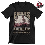 The Eagles T-shirt Rock Band Tshirt 1977 Concert T Shirt Unisex Rock Shirt