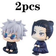 10cm Jujutsu Kaisen Mini Figures Satoru Gojo Figure Action Geto Suguru Figurine Q Version Anime Mode