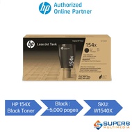 HP 154X Black Original LaserJet Tank Toner Reload Kit [W1540X]