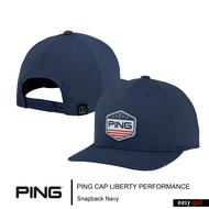 PING CAP LIBERTY PERFORMANCE SNAPBACK  LIMITED PING CAP MEN หมวกกอล์ฟ หมวกกีฬาผู้ชาย