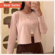 Korean style Christmas and New Year Fashion ASOKA Lea Cardigan 277 - Korean Cardigan Women's Top - L