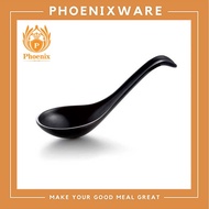 Big Head Soup Spoon 6.5 Inches (16.5 Cm.) Melamine Black F177565