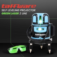 COD Taffware Self Leveling Projector Green Laser 2 Line /  LASER level komplit otomatis hilda / lase