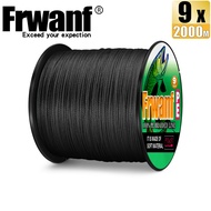 2000M 9 Strands Fishing PE Line Braided Fishing Line Wires X9 Jigging Line Black Carp Fishing Wire F